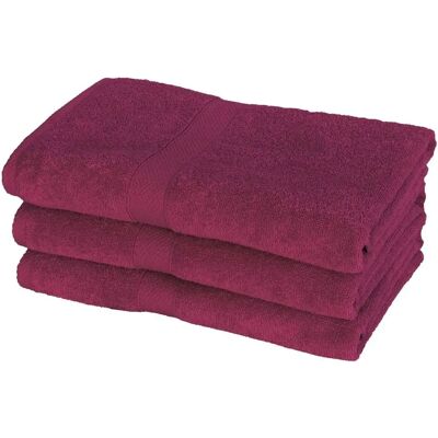 Egeria Aubergine Diamant Bomull Håndkle - 70x140cm Egeria Aubergine Diamant Bomull Håndkle - 70x140cm