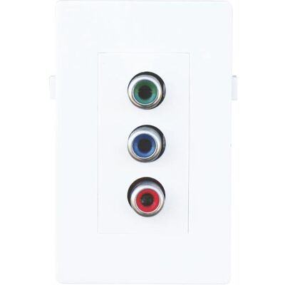 Garbot BN4900-RCA X3CP Prise de courant blanche - Socket-outlet - Publicité Garbot BN4900-RCA X3CP Prise de courant blanche - Socket-outlet - Publicité