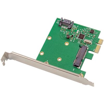 ProXtend PX-SR-10256 - Schnittstellenkarte, mSATA, SATA, Silber/Grün ProXtend PX-SR-10256 - Schnittstellenkarte, mSATA, SATA, Silber/Grün
