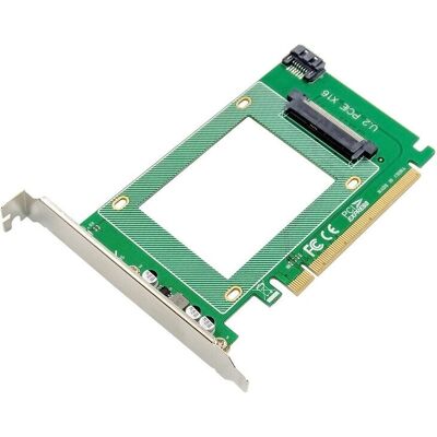 ProXtend PX-SA-10147 PCIe U.2 SSD Adapter - Innen - Silber, Grün ProXtend PX-SA-10147 PCIe U.2 SSD Adapter - Innen - Silber, Grün