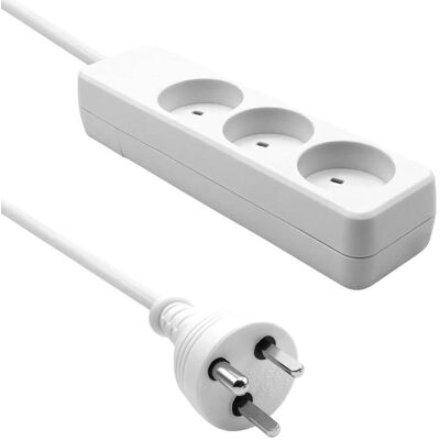ProXtend Steckdosenleiste Danish IT 3-Wege Weiß - Steckerleiste ProXtend Steckdosenleiste Danish IT 3-Wege Weiß - Steckerleiste