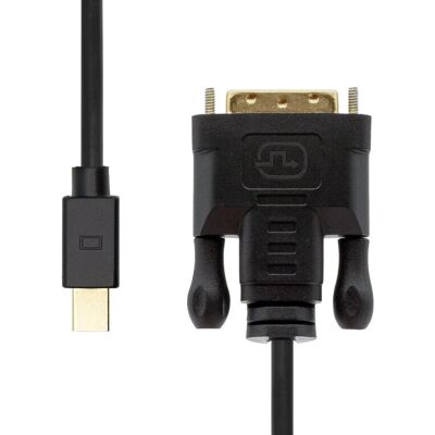 Câble Mini Displayport à DVI-D de ProXtend - 1M - Noir - Publicité Câble Mini Displayport à DVI-D de ProXtend - 1M - Noir - Publicité