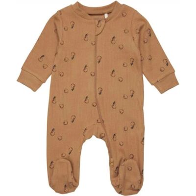Fixoni Baby Heldragt - Økologisk Bomuld - GOTS Certificeret - Langærmet Fixoni Baby Heldragt - Økologisk Bomuld - GOTS Certificeret - Langærmet
