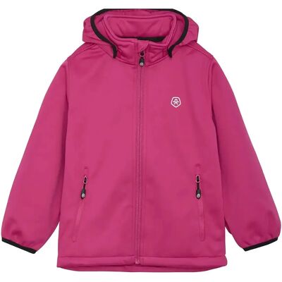 Color Kids COSoftshell Festival Fuchsia softshelljakke Color Kids COSoftshell Festival Fuchsia softshelljakke