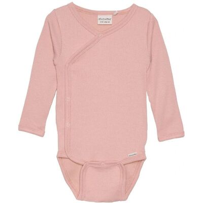Minymo Body Rosa Misty Pink per Bambini - Body per Neonati Minymo Body Rosa Misty Pink per Bambini - Body per Neonati
