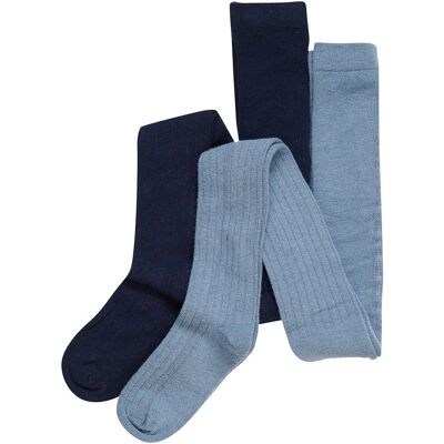 Minymo Ull 2-pack Mørk Marineblå Strømper - Strømper Minymo Ull 2-pack Mørk Marineblå Strømper - Strømper