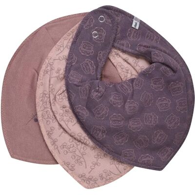 Bavoirs Écologiques Pippi Baby Burlwood - Lot de 3 Bavoirs Écologiques Pippi Baby Burlwood - Lot de 3