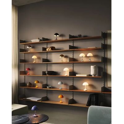 Louis Poulsen - Lampada portatile blu Panthella LED - Design di Verner Panton Louis Poulsen - Lampada portatile blu Panthella LED - Design di Verner Panton