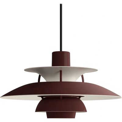 Louis Poulsen - PH 5 Mini Monocromatico Lampada a Sospensione - Rosso - Design Moderno Louis Poulsen - PH 5 Mini Monocromatico Lampada a Sospensione - Rosso - Design Moderno