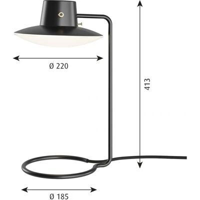 Lampada da Tavolo Louis Poulsen AJ Oxford - Design Modernista Lampada da Tavolo Louis Poulsen AJ Oxford - Design Modernista