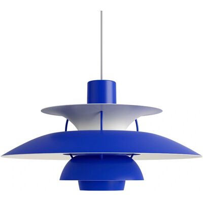 Louis Poulsen PH 5 Blaue Pendellampe - Klassisches Design Louis Poulsen PH 5 Blaue Pendellampe - Klassisches Design