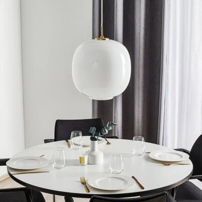 Louis Poulsen VL45 Radiohus Takpendel - 37cm Hvit Opalglass Louis Poulsen VL45 Radiohus Takpendel - 37cm Hvit Opalglass