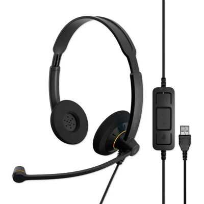 Sennheiser Impact SC 60 Doppelkopfhörer - USB Stereo auf Ohr Sennheiser Impact SC 60 Doppelkopfhörer - USB Stereo auf Ohr