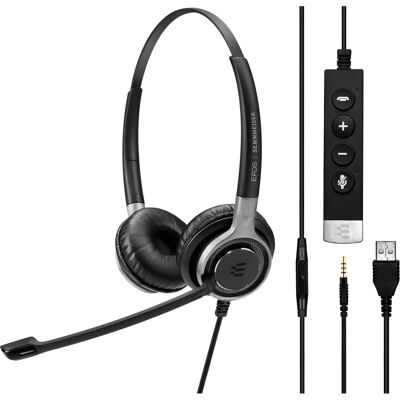 EPOS Sennheiser Impact SC 665 USB Kuulokkeet - Korva, Melunvaimennus EPOS Sennheiser Impact SC 665 USB Kuulokkeet - Korva, Melunvaimennus