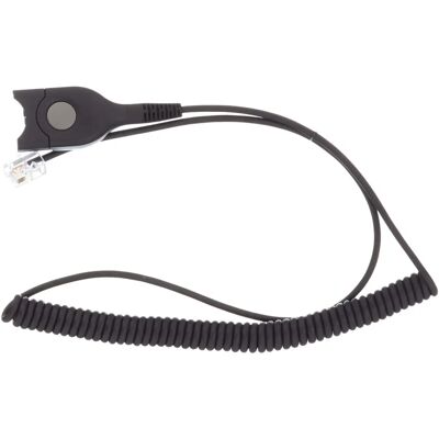 EPOS Sennheiser CSTD 01 Headset Cable - 1m, Twisted, EasyDisconnect EPOS Sennheiser CSTD 01 Headset Cable - 1m, Twisted, EasyDisconnect