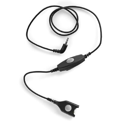 EPOS CALC 01 Hovedtelefon-Kabel - EasyDisconnect, 3,5 mm, 1m, Sort EPOS CALC 01 Hovedtelefon-Kabel - EasyDisconnect, 3,5 mm, 1m, Sort