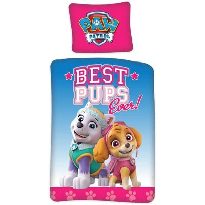 Paw Patrol Pink Bettwäsche - Wendbar, 100% Baumwolle - 100x140 cm Paw Patrol Pink Bettwäsche - Wendbar, 100% Baumwolle - 100x140 cm