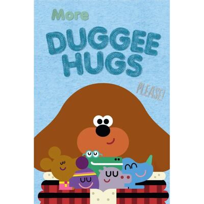 Hey Duggee Blue Hug Design Blanket - Blankets Hey Duggee Blue Hug Design Blanket - Blankets