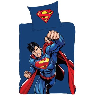 Licens Superman Power Sengesæt - Vendtbare Bomuld 140x200 cm Licens Superman Power Sengesæt - Vendtbare Bomuld 140x200 cm