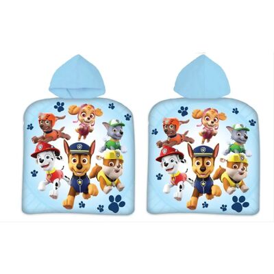 Licens Poncho de bain Paw Patrol 50x100cm - Coton doux - Publicité Licens Poncho de bain Paw Patrol 50x100cm - Coton doux - Publicité
