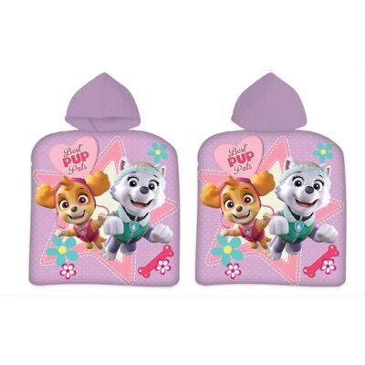 Licens Barns Handduk Poncho - Paw Patrol - 50x100cm Licens Barns Handduk Poncho - Paw Patrol - 50x100cm