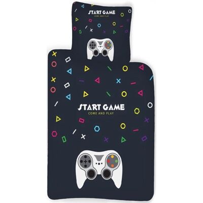 PlayStation Gamer Sengetøj - 140x200 - 2-i-1 Bomuld PlayStation Gamer Sengetøj - 140x200 - 2-i-1 Bomuld