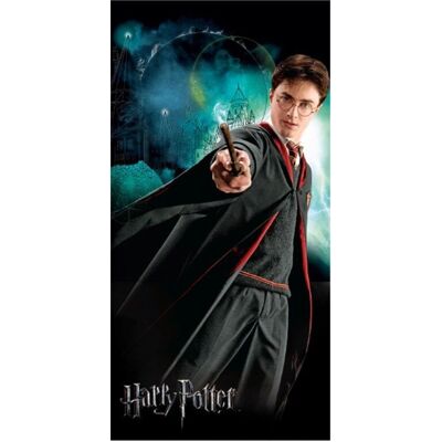 Harry Potter Bomullshåndkle - 140x70cm - Myk & Absorberende Harry Potter Bomullshåndkle - 140x70cm - Myk & Absorberende