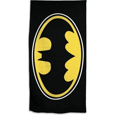 BrandMac Batman Håndkle - 70x140 cm - Absorberende & OEKO-TEX BrandMac Batman Håndkle - 70x140 cm - Absorberende & OEKO-TEX
