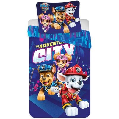 Paw Patrol Sengetøy - 150x210 cm - Vendbart 2-i-1 design - 100% bomull Paw Patrol Sengetøy - 150x210 cm - Vendbart 2-i-1 design - 100% bomull