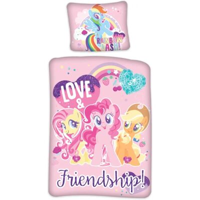Ensemble de housse de couette rose My Little Pony pour tout-petits - Publicité Ensemble de housse de couette rose My Little Pony pour tout-petits - Publicité