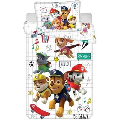 Zestaw Pościeli Dla Dziecka Paw Patrol Chase - Reversibilny - 100x135/40x60 cm Zestaw Pościeli Dla Dziecka Paw Patrol Chase - Reversibilny - 100x135/40x60 cm