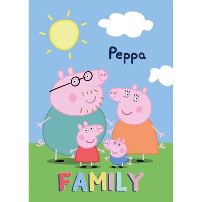 Peppa Pig fleece deken - 100x140 cm Peppa Pig fleece deken - 100x140 cm