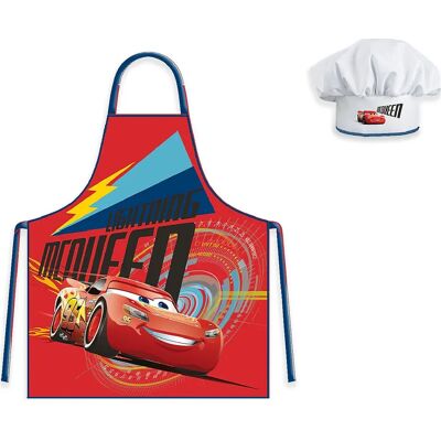 Disney Cars - Lightning McQueen Apron and Chef's Hat Set - Förkläde och Kockmössa Set Disney Cars - Lightning McQueen Apron and Chef's Hat Set - Förkläde och Kockmössa Set