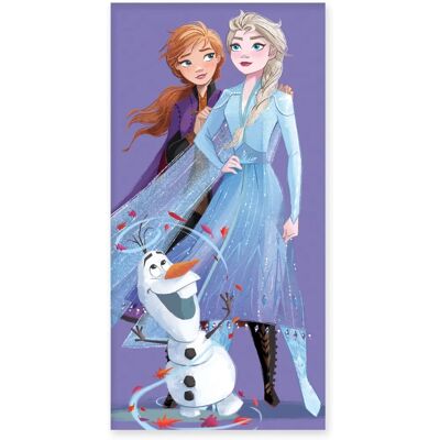 Licens Frozen Anna Elsa Baumwollhandtuch - 70x140cm Licens Frozen Anna Elsa Baumwollhandtuch - 70x140cm