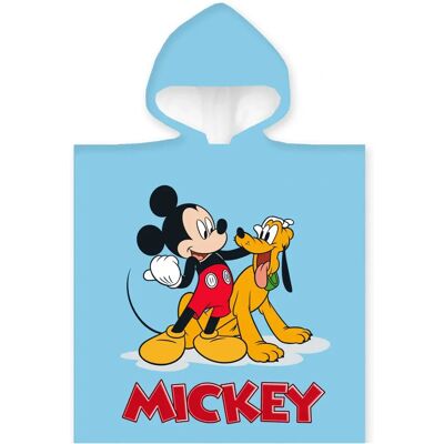 Licens Mickey Mouse og Pluto Badeponcho for barn Licens Mickey Mouse og Pluto Badeponcho for barn