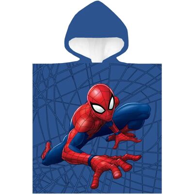 Licens Spiderman Bomull Badekåpe for barn - 50x100 cm Licens Spiderman Bomull Badekåpe for barn - 50x100 cm