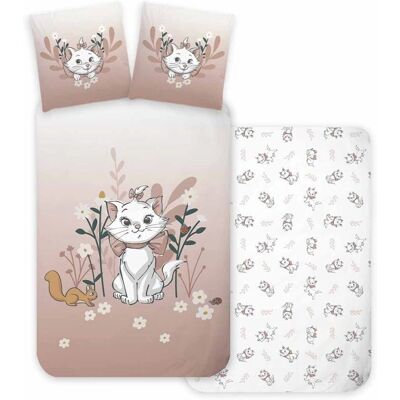 Borg Living Junior Sengetøy - Marie Aristocats - 100% bomull - Myk & fin Borg Living Junior Sengetøy - Marie Aristocats - 100% bomull - Myk & fin