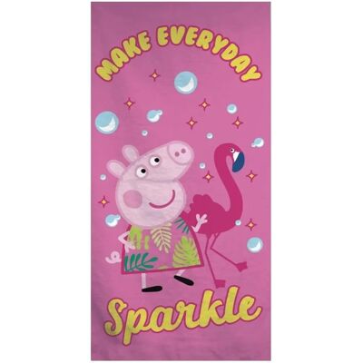 Peppa pig Strandlaken Sparkle - 70 x 140 cm Baumwolle - Anthrazit Peppa pig Strandlaken Sparkle - 70 x 140 cm Baumwolle - Anthrazit