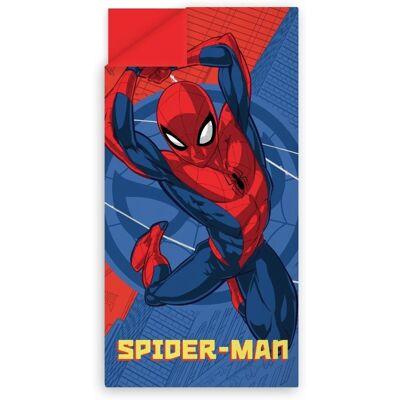 Sac de couchage Spiderman de Home-tex - 70x140 cm - Publicité Sac de couchage Spiderman de Home-tex - 70x140 cm - Publicité