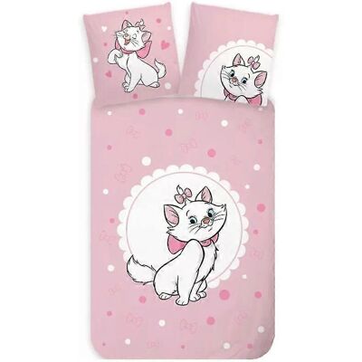 Disney Aris to Cats Roze Katoenen Donsdeken - Plekken 140x200cm Disney Aris to Cats Roze Katoenen Donsdeken - Plekken 140x200cm