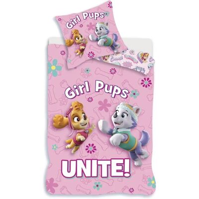 Licens Paw Patrol Rosa Venderbart Sengesett - Junior Licens Paw Patrol Rosa Venderbart Sengesett - Junior