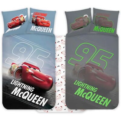 Cars Lightning McQueen vändbara sängkläder - Barnens sovkomfort Cars Lightning McQueen vändbara sängkläder - Barnens sovkomfort