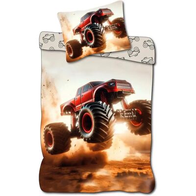 Licens Børne vendbar Monstertruck sengesæt Licens Børne vendbar Monstertruck sengesæt
