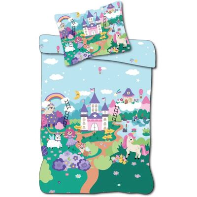 Licens Prinsesse Eventyr Venderbart Bomulls Sengesett - Junior Licens Prinsesse Eventyr Venderbart Bomulls Sengesett - Junior