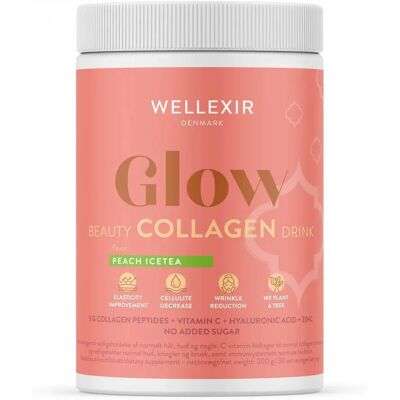 Wellexir - Glow Beauty Collagen Drink Pfirsich Eistee - 360 G Wellexir - Glow Beauty Collagen Drink Pfirsich Eistee - 360 G