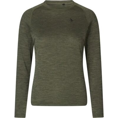 Seeland - Active Long Sleeve T-Shirt Women - Pine Green - XXL - Long Sleeve T-Shirt Seeland - Active Long Sleeve T-Shirt Women - Pine Green - XXL - Long Sleeve T-Shirt
