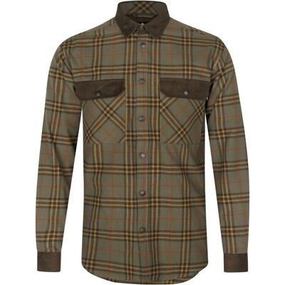 Seeland - Banff Shirt - Grape Leaf - Terracotta Check - Shirt Seeland - Banff Shirt - Grape Leaf - Terracotta Check - Shirt