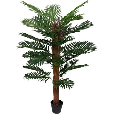Home-tex Tropisk palme - 140 cm høy - Kunstig palme med mosepinne i svart krukke Home-tex Tropisk palme - 140 cm høy - Kunstig palme med mosepinne i svart krukke