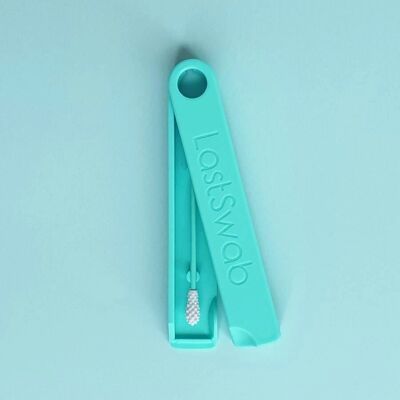 LastSwab Turquoise Coton-Tige Réutilisable - Coton-tige en coton LastSwab Turquoise Coton-Tige Réutilisable - Coton-tige en coton
