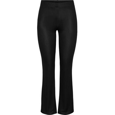 Pieces MW Flared Pants - Svart - Byxor Pieces MW Flared Pants - Svart - Byxor